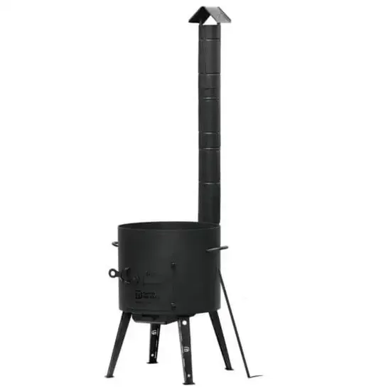 Krāsns kazanam Ø43 cm ar skursteni (piemērots 16 L kazanam) Davr Metall